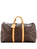 Louis Vuitton 100% Coated Canvas Brown Keepall Bag Monogram Canvas 50 One size - photo 1