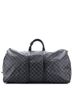 Louis Vuitton 100% Coated Canvas Black Keepall Bandouliere Bag Damier Graphite 55 One size - photo 1