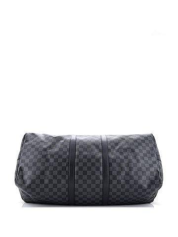 Louis Vuitton Keepall Bandouliere Bag Damier Graphite 55 (view 2)