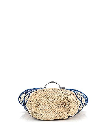 Loewe Basket Tote Embroidered Raffia Medium (view 2)