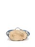 Loewe 100% Raffia Tan Blue Basket Tote Embroidered Raffia Medium One size - photo 2