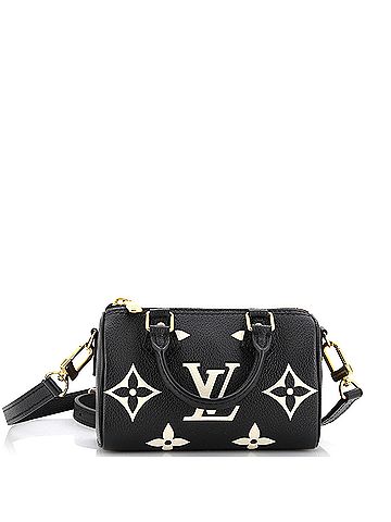 Louis Vuitton Speedy Bandouliere NM Bag Bicolor Monogram Empreinte Giant Nano (view 1)