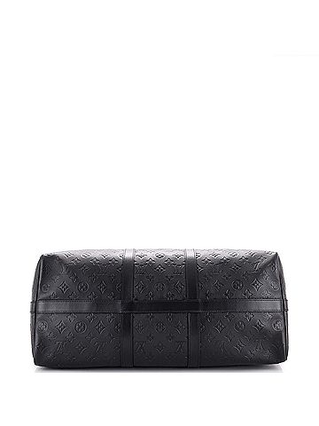 Louis Vuitton Keepall Bandouliere Bag Monogram Shadow Leather 50 (view 2)