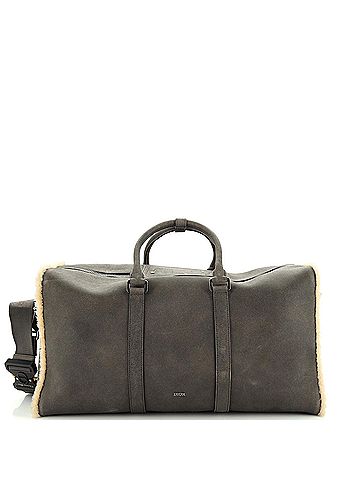 Christian Dior Lingot Duffle Bag Leather with Shearling 50 (view 1)