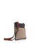 Gucci 100% Canvas Brown Web Strap Zip Messenger Bag GG Canvas Small One size - photo 3