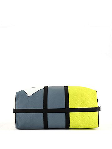 Louis Vuitton Keepall Bandouliere Bag Daybreak Colorblock Monogram Taurillon Leather 50 (view 2)