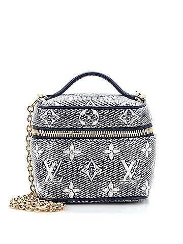 Louis Vuitton Vanity Handbag Monogram Jacquard Denim Micro (view 1)