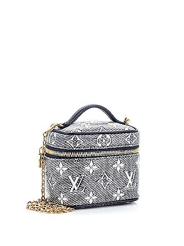 Louis Vuitton Vanity Handbag Monogram Jacquard Denim Micro (view 2)