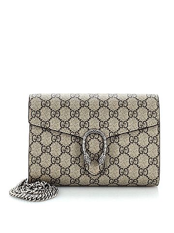 Gucci Dionysus Chain Wallet GG Coated Canvas Small (view 1)
