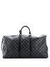 Louis Vuitton 100% Coated Canvas Black Keepall Bandouliere Bag Monogram Eclipse Canvas 55 One size - photo 1