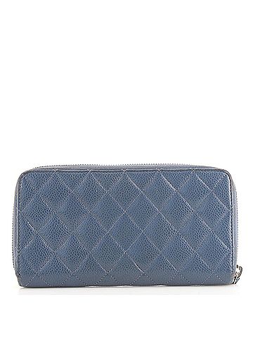 Chanel Zip Around Wallet Quilted Caviar Long (view 2)