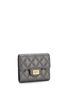 Chanel 100% Leather Reissue Flap Wallet Quilted Aged Calfskin Compact One size - photo 4