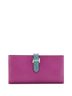 Hermès Purple Bearn Wallet Tadelakt with Lizard Long One size - photo 1