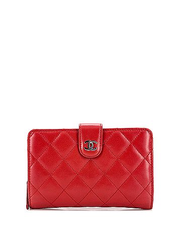 Chanel CC French Wallet Quilted Lambskin (view 1)