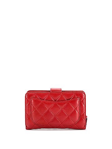 Chanel CC French Wallet Quilted Lambskin (view 2)