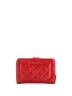 Chanel 100% Leather Red CC French Wallet Quilted Lambskin One size - photo 2
