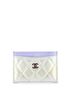 Chanel 100% Leather Multi Color Classic Card Holder Quilted Gradient Metallic Calfskin with Gradient Hardware One size - photo 1