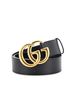 Gucci 100% Leather Black GG Marmont Belt Leather Wide One size - photo 1