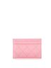 Chanel 100% Leather Pink Textured CC Card Holder Quilted Caviar One size - photo 2