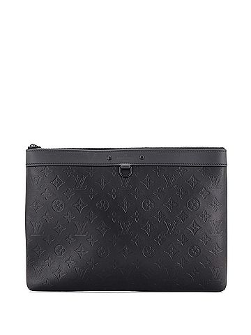 Louis Vuitton Discovery Pochette Monogram Shadow Leather GM (view 1)