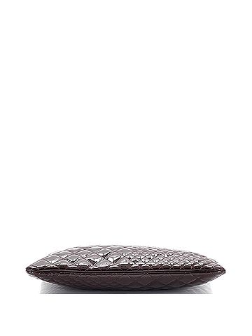 Chanel CC Zip Pouch Biquilted Patent Large (view 2)