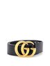 Gucci 100% Leather Black GG Marmont Belt Leather Wide One size - photo 1