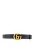 Gucci 100% Leather Black GG Marmont Belt Leather Medium One size - photo 2