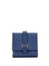 Hermès 100% Leather Blue Bearn Wallet Chevre Mysore Compact One size - photo 1