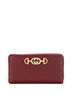 Gucci 100% Leather Red Zumi Zip Around Wallet Leather One size - photo 1