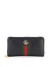 Gucci 100% Leather Black Ophidia Zip Around Wallet Leather One size - photo 1