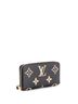 Louis Vuitton 100% Leather Black Zippy Wallet Bicolor Monogram Empreinte Giant One size - photo 3