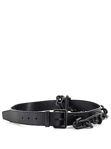 Louis Vuitton Signature Chain Belt Monogram Eclipse Canvas Medium (view 2)