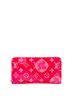 Louis Vuitton 100% Patent Leather Pink Zippy Wallet Limited Edition Valentine Floral Monogram Vernis One size - photo 1
