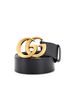 Gucci 100% Leather Black GG Marmont Belt Leather Wide One size - photo 1