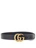 Gucci 100% Leather Black GG Marmont Belt Leather Medium One size - photo 2