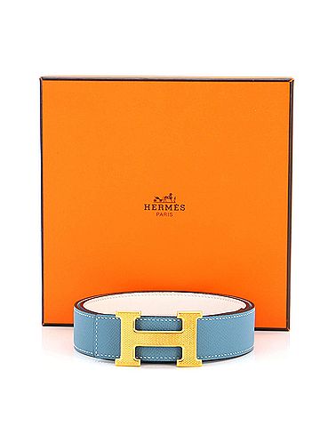 Hermès Constance Reversible Belt Leather with Guilloche Hardware Medium (view 2)