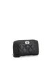 Chanel 100% Leather Black Boy Zip Around Wallet Quilted Caviar Small One size - photo 3