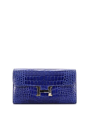 Hermès Constance Wallet Alligator Long (view 1)