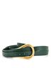 Bottega Veneta 100% Leather Green Double Strap Horsebit Buckle Belt Leather Wide One size - photo 2