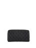 Chanel 100% Leather Black Zip Around Wallet Quilted Caviar Long One size - photo 4