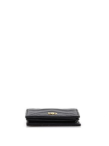 Gucci GG Marmont Card Case Wallet Matelasse Leather (view 2)