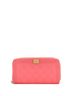 Chanel 100% Leather Pink Boy Zip Around Wallet Quilted Caviar Long One size - photo 1