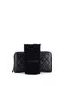 Chanel 100% Leather Black Zip Around Wallet Quilted Caviar Long One size - photo 3