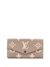 Louis Vuitton 100% Leather Tan Sarah Wallet NM Bicolor Monogram Empreinte Giant One size - photo 1