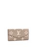 Louis Vuitton 100% Leather Tan Sarah Wallet NM Bicolor Monogram Empreinte Giant One size - photo 3