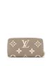 Louis Vuitton 100% Leather Tan Zippy Wallet Bicolor Monogram Empreinte Giant One size - photo 4