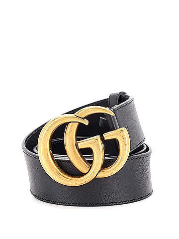 Gucci GG Marmont Belt Leather Wide (view 1)
