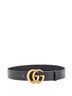 Gucci 100% Leather Black GG Marmont Belt Leather Wide One size - photo 2