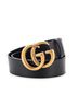 Gucci 100% Leather Black GG Marmont Belt Leather Wide One size - photo 1
