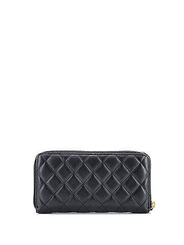 Chanel Zip Around Wallet Quilted Lambskin Long (view 2)
